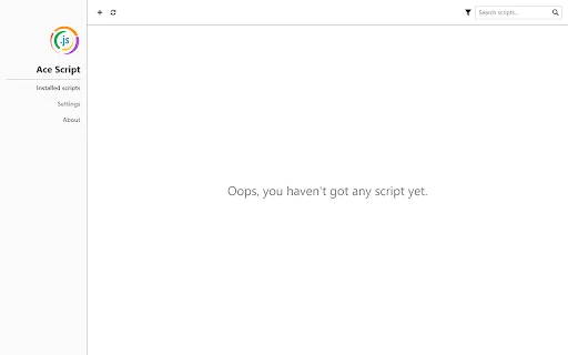 I-download ang Ace Script para sa Browser – Userscript Manager - Screenshot 1
