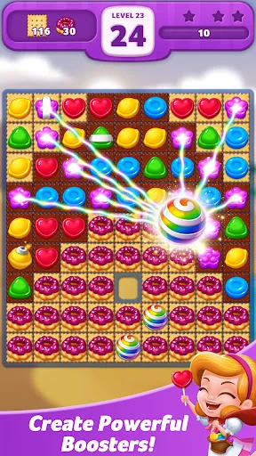 I-download ang Lollipop: Sweet Taste Match 3 – Libreng Puzzle Game - Screenshot 5