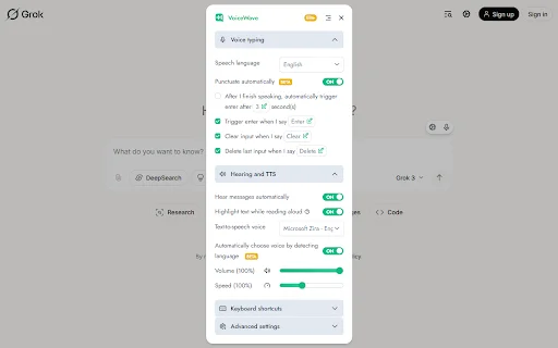 VoiceWave: Voice Control para sa ChatGPT at DeepSeek – I-download - Screenshot 5
