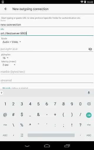 Download Larix Broadcaster – Pro Live Streaming Para sa Android - Screenshot 4