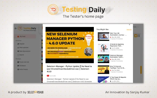 Testing Daily: Pinakabagong Balita sa Software Testing sa Iyong Browser - Screenshot 4