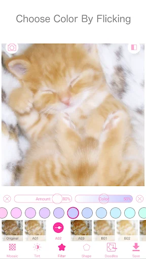 Download WataameCamera APK – Editor ng Larawan na Mala-Cotton Candy - Screenshot 4