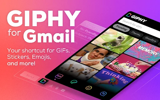 I-download ang GIPHY for Gmail – Magdagdag ng GIFs sa Email - Screenshot 1