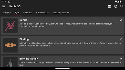 I-download ang Knots 3D – Matuto ng Higit sa 220 Knots sa 3D - Screenshot 10