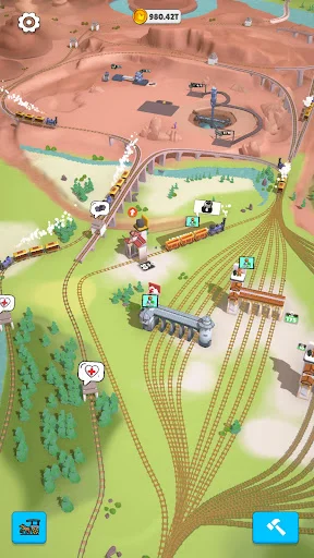 I-download ang Rail Master Tycoon: Idle Train – Bumuo ng Rail Empire - Screenshot 15