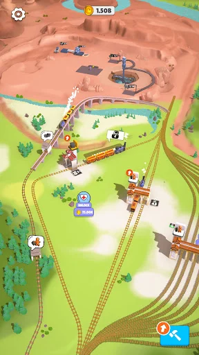 I-download ang Rail Master Tycoon: Idle Train – Bumuo ng Rail Empire - Screenshot 7