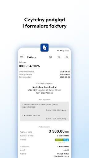 I-download ang INTAXO Online Invoicing – Libreng Invoice Maker - Screenshot 7
