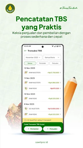I-download ang AgenPRO App – Pamahalaan ang Negosyo sa Palm Oil - Screenshot 2