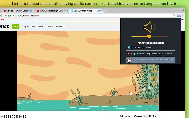 I-download ang Volume Controller: Palakasin ang Audio sa Browser - Screenshot 2