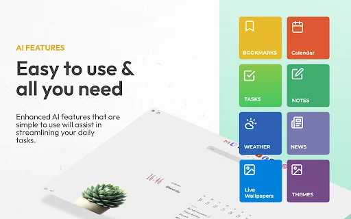 Calendar New Tab: Pinakamahusay na Productivity Tool para sa Chrome - Screenshot 2