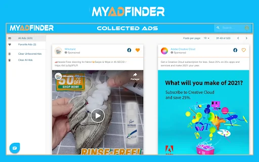 I-download ang MY AD FINDER – Libreng Facebook Ad Spy Tool - Screenshot 3